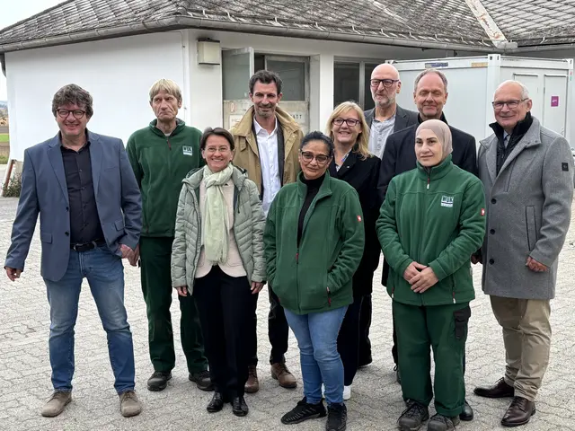 Das WUK-Team ist stolz auf das Erreichte. Jetzt wird i die Hände gespuckt. | Foto: Sandra Schütz