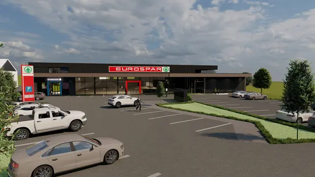 Planänderung in St. Martin: Aus dem Spar-Markt wird nun ein Eurospar. | Foto: Architekturbüro Arkade ZT GmbH