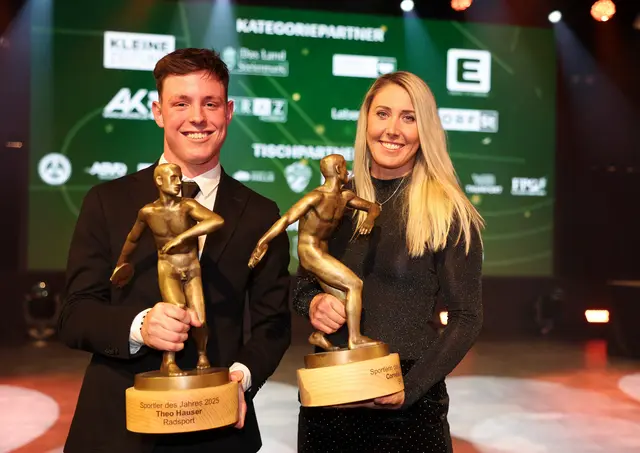 Theo Hauser und Conny Hütter wurden zu Sportler und Sportlerin des Jahres gekürt.  | Foto: GEPA