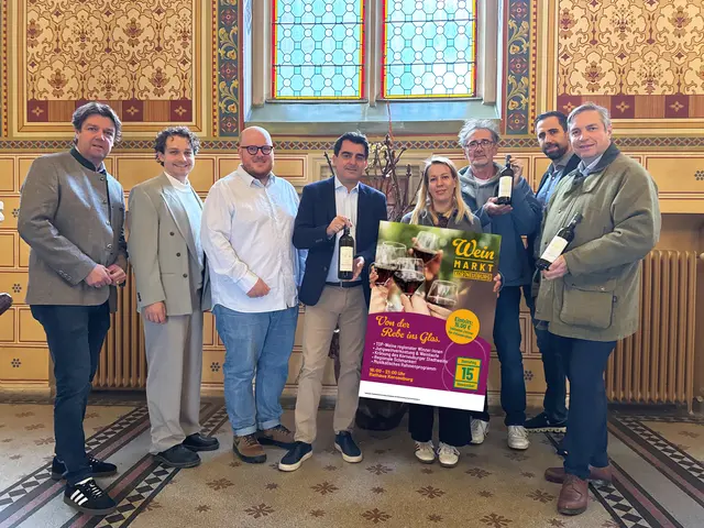 Vorfreude auf den Weinmarkt: Ein Gläschen in Ehren … | Foto: Stadtgemeinde Korneuburg