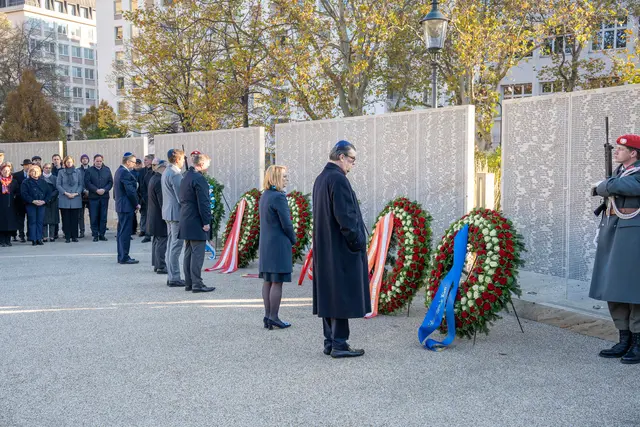 "Es ist leider ein Tsunami an antisemitischen Übergriffen, in der ganzen Welt, aber leider auch bei uns in Österreich", so IKG-Präsident Oskar Deutsch. | Foto: Valentina Marinelić/MeinBezirk
