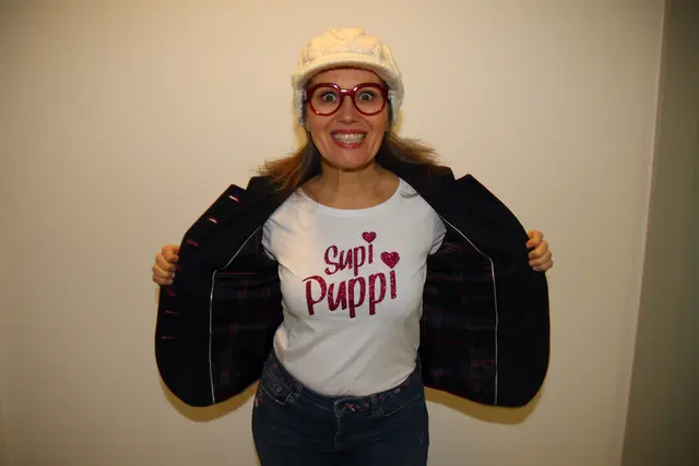 Betty O präsentierte sich bestens gelaunt.