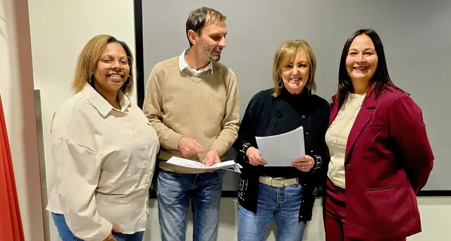 Das MIA-Vorstandsteam: Sonja Yeboah, Hansjörg Markt, Andrea Schabuß und Ines Peimpolt (v.l.n.r.) | Foto: Verein MIA