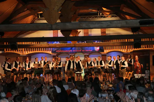 Egerländerbesetzung der Glocknermusikanten mit Christian Kramser