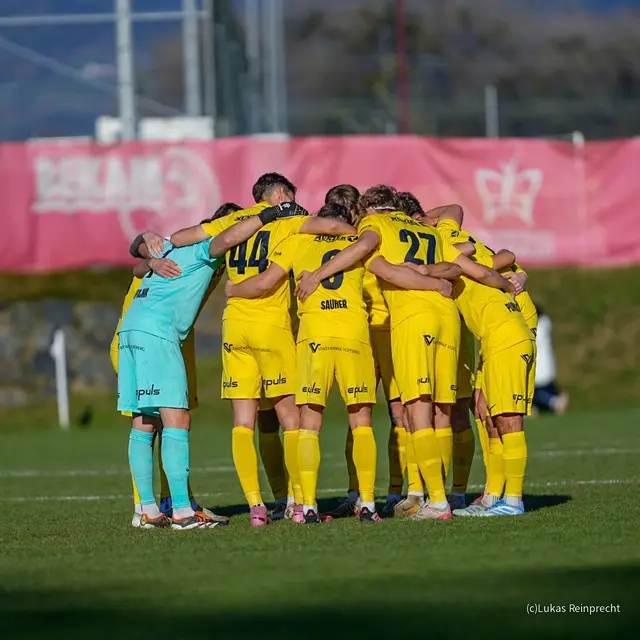 Ein verschworener Haufen, der ASK Voitsberg, der überlegen Herbstmeister wurde. | Foto: Lukas Reinprecht