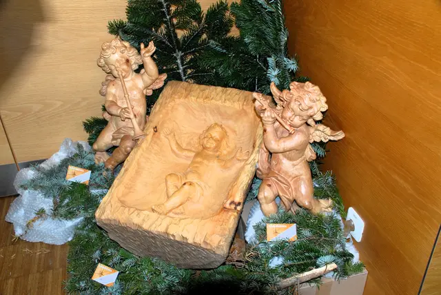 Im Rahmen dieser Handwerksausstellung gab es auch eine Krippenausstellung