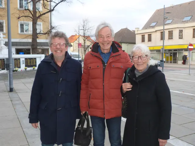 Die Familie Treiber freute sich sichtlich auf einen musikalischen Genuss in der Pfarrkirche. 