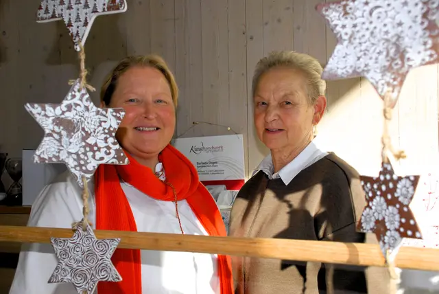 Die Ausstellung in der Hügellandhalle  war ein guter Moment, um einen Gang von der Hektik des Alltags zurückzuschalten