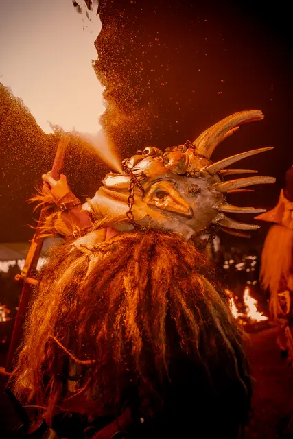 Mächtiges Gehörn und Feuer aus dem Innersten! | Foto: Paul Weber