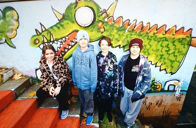 Die Jugendlichen sind stolz auf ihr Werk | Foto: KOERNOE, Joanna Pianka 