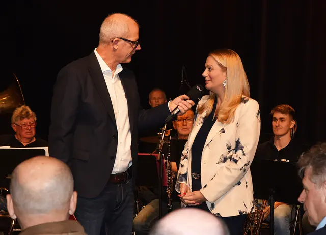 Landesrätin Daniela Winkler im Interview mit ORF-Moderator Michael Pimiskern | Foto: Landesmedienservice