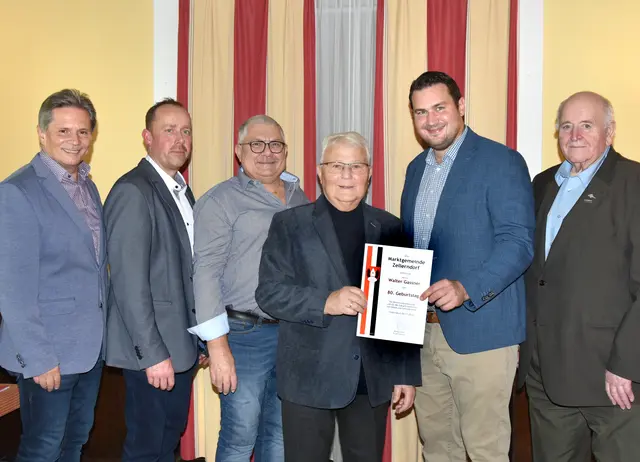 Ehrung Walter Gassner zum 80. Geburtstag | Foto: Herbert Schleich