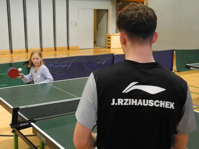 Auge in Auge mit dem Nachwuchsstar.