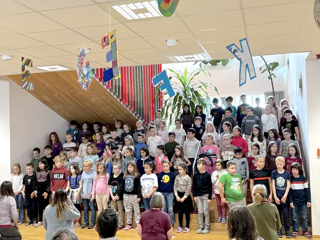 Die Kinder führten ihren eigenen Klima-Rap auf. | Foto: MeinBezirk/Helmut Riedl