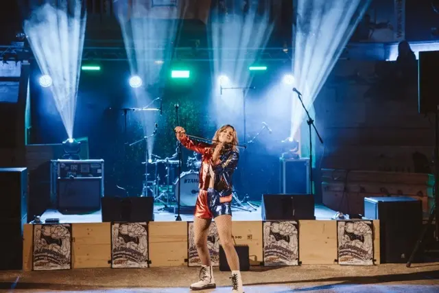 Auftritt von Raffaella Della Gemma. | Foto: SlamaRama 2025 - Magdalena Holleis