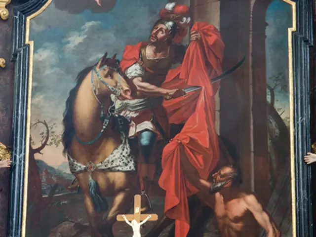Durch das Teilen seines Mantels ist St. Martin zu einem Symbol christlicher Demut geworden. | Foto: Ernst Mayer