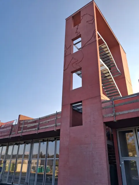 Der einzigartige Schlauchturm der FF Köflach ist eines der neuen Wahrzeichen in Köflach. | Foto: FF Köflach