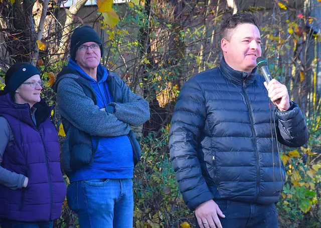 Grußworte vom Sportreferenten der Stadt Wörgl - Thomas Embacher. | Foto: Schwaighofer