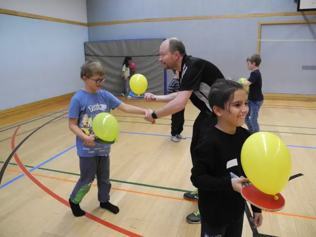 Motorik und Koordination werden gezielt...