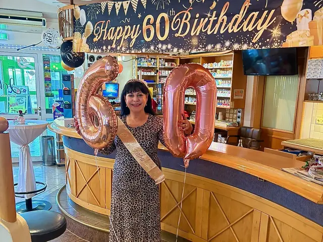 Maria Bleykolm feierte ausgelassen und strahlte an ihrem 60. Geburtstag voller Lebensfreude. | Foto: Bleykolm