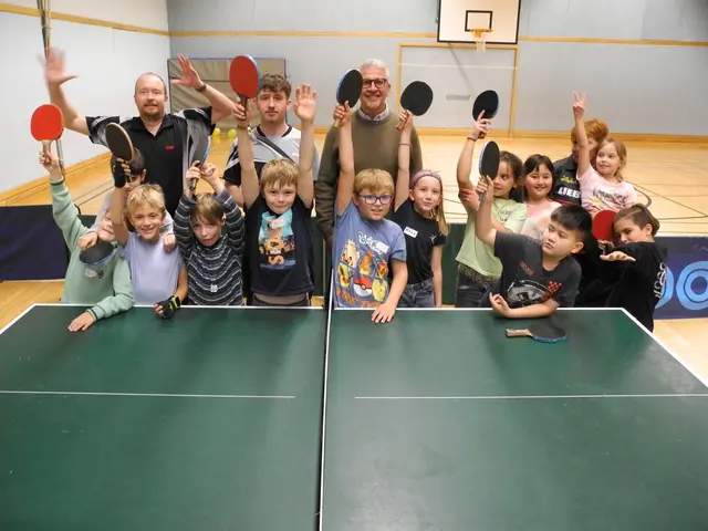 Wem macht Tischtennis Spaß? Hand hoch...!