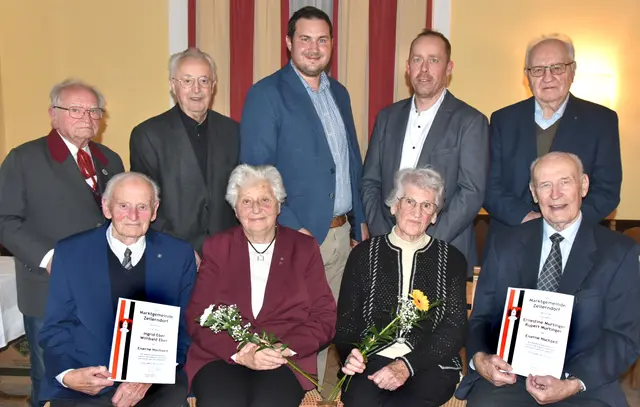 Eiserne Hochzeitsjubiläen und Geburtstage der Gemeinde Zellerndorf | Foto: Herbert Schleich