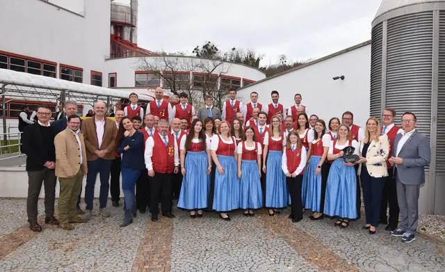 Der Musikverein Jugendkapelle Großpetersdorf wurde mit dem "Burgenländischen Musikanten 2025" ausgezeichnet und begleitete auch den ORF- Frühschoppen musikalisch. | Foto: Landesmedienservice
