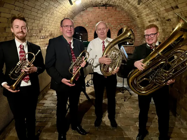 Für die passende musikalische Untermalung sorgte das Bläserensemble Stoitzendorf. | Foto: Markus Kahrer