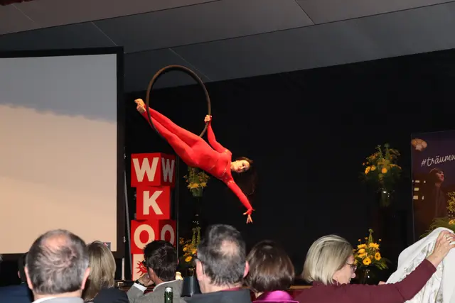 Faszinierende Körperbeherrschung: Nina Reyes begeisterte das Publikum. | Foto: Thomas Seelos