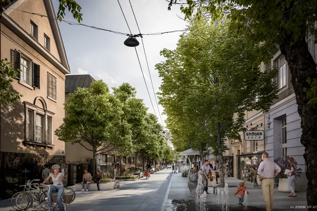 Mehr Grün und breitere Gehsteige: Die Grünen Döbling möchten im kommenden Jahr die Obkirchergasse umgestalten. | Foto: ZOOM VP