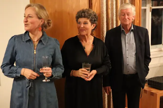 Kunst aus Flamberg in Stainz: Petra Krois-Ninaus, Karin Westreicher, Peter Krasser (v.l.) | Foto: Gerhard Langmann