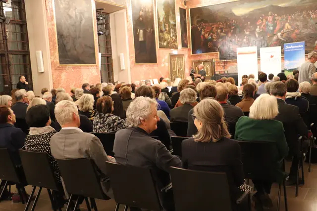 Der Grazer Minoritensaal war bei der Preisverleihung bis auf den letzten Platz gefüllt. | Foto: Edith Ertl