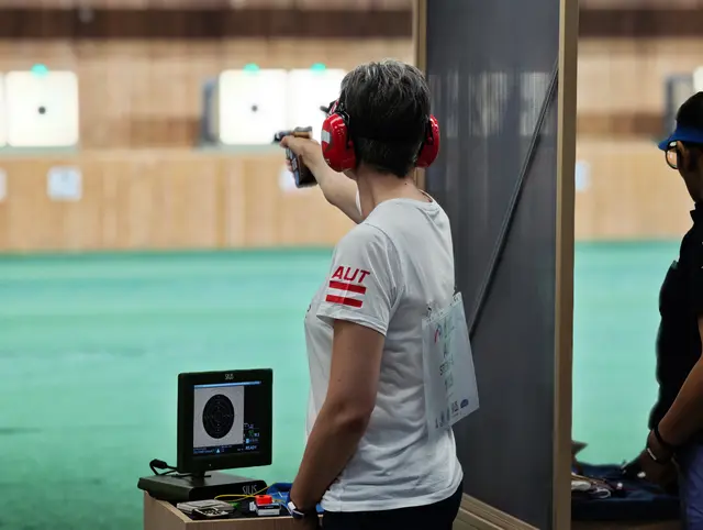 Steiner beim 50 Meter Bewerb. | Foto: ÖSB