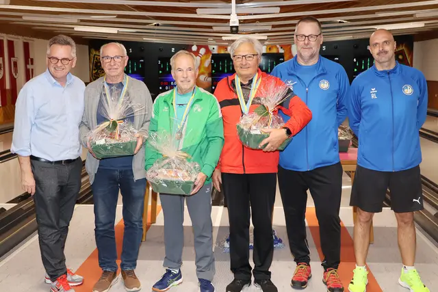 Platz 2 und Silber in der Mannschaftswertung erspielte die »Turnerrunde Ottmanach« mit Wernfried Krenn, Hubert Brunner und Willi Morak.