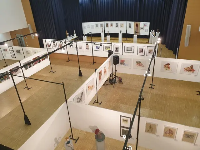 Bei der Ausstellung werden gezielt junge Künstlerinnen gefördert.  | Foto: Bernhard Hehenberger