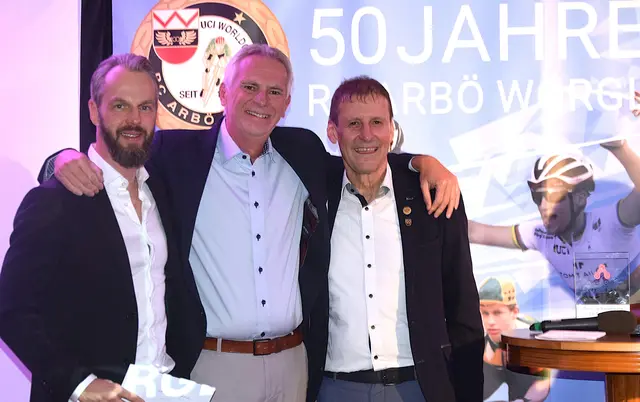 ÖRV-Vizepräsident Jürgen Brettschneider (mi.), Alois Kronthaler (re.) und Günther Feuchtner (li.). | Foto: Schwaighofer