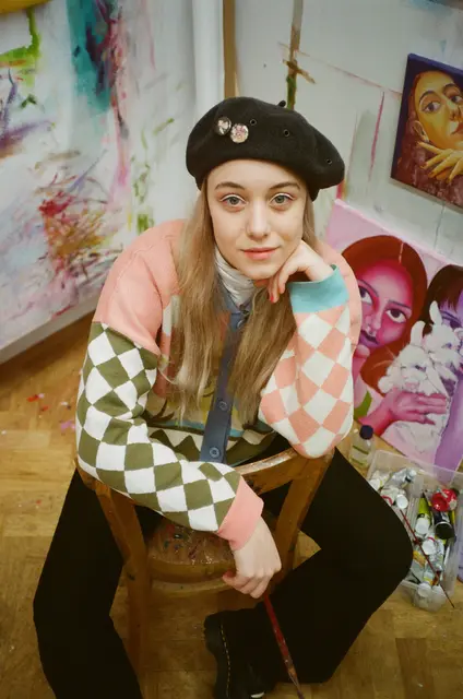 In ihrer Ausstellung „Madler, ’s isch zeit“ widmet sich Melanie Thöni Frauen. | Foto: Thöni