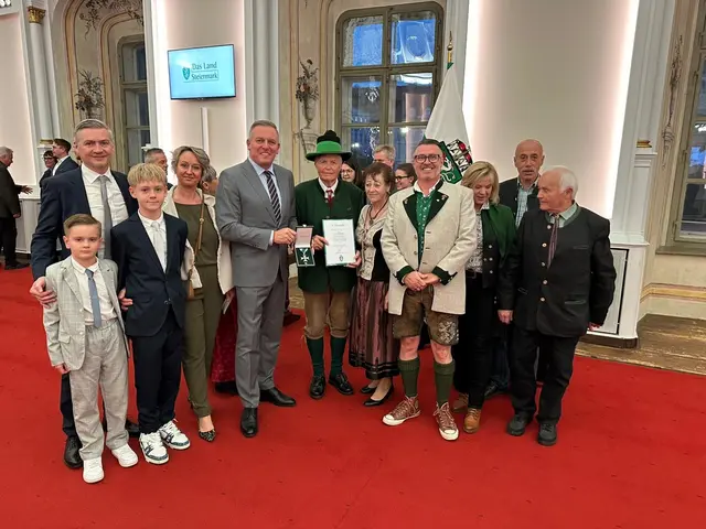 Die Delegation für Adolf Schriebl aus der Weststeiermark war groß. | Foto: Schriebl