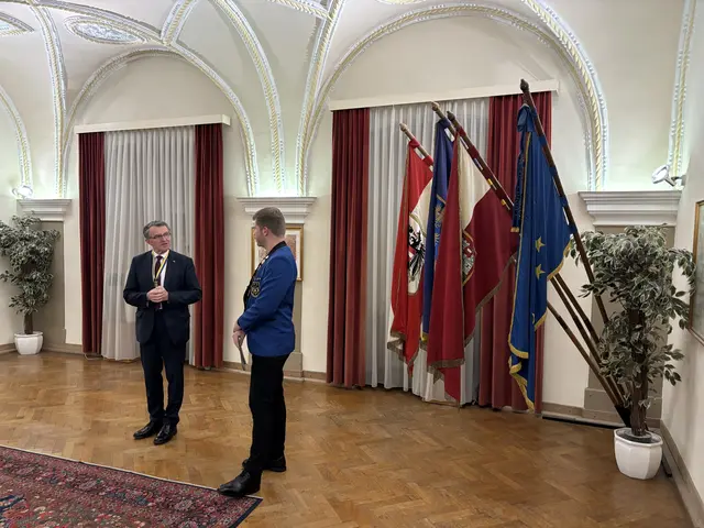 Empfang im alten Rathaus. | Foto: Zezula