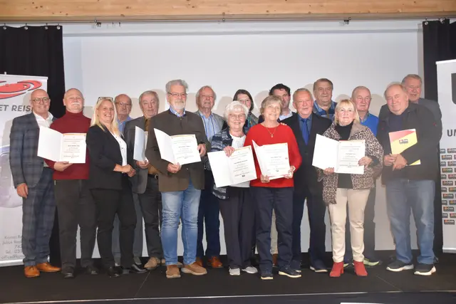 Die Geehrten in Silber | Foto: Michael Strini