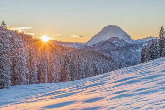 Die Hinteregger Alm im Winterkleid: Diesen Ausblick genießen zahlreiche Liezener – nicht nur in der kalten Jahreszeit. | Foto: Manuel Capellari