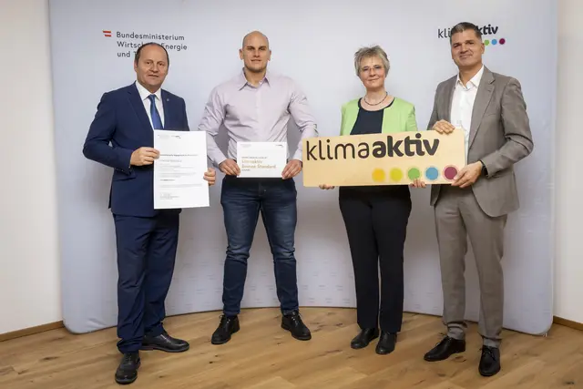 Unter den Ausgezeichneten: Wohnanlage Mozartweg 21 in St. Johann. | Foto:  klimaaktiv/APA-Fotoservice/Hetfleisch