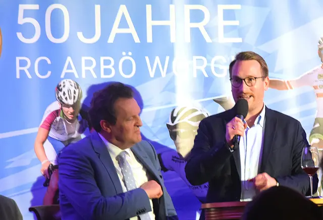 Landeshauptmann-Stellvertreter Philip Wohlgemuth und Landesrat Rene Zumtobel im Gespräch. | Foto: Schwaighofer