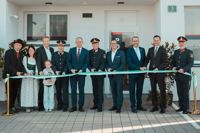 Die feierliche Eröffnung der neuen Polizeiinspektion Lieboch fand mit zahlreichen Ehrengästen statt. | Foto: LPD Stmk – Martinelli