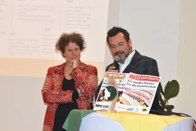 Andreas Rath übergab die Leitung des Vereins an Marie-Theres Zirm. | Foto: MeinBezirk/Helmut Riedl