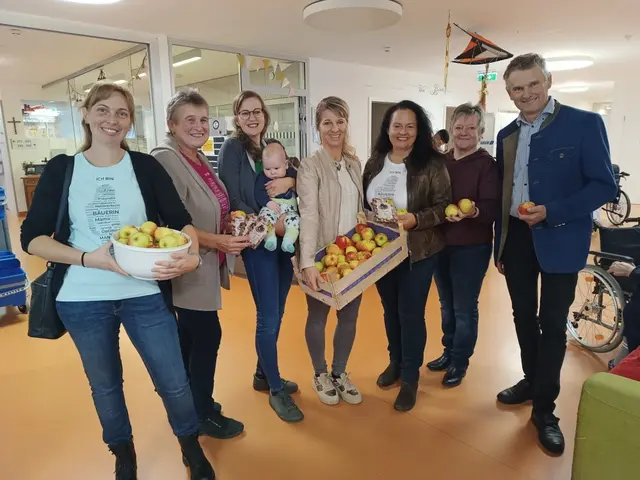Von links: Kathrin Elmecker, Elisabeth Mair, Martina Plakolb, Judith Koller, Johanna Haider, Claudia Hammer, Peter Preuer | Foto: Bäuerinnen UU