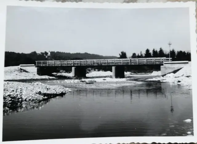 Die Müllnerner Brücke bei Ersterrichtung und Eröffnung im Mai 1967. | Foto: Josef Plautz
