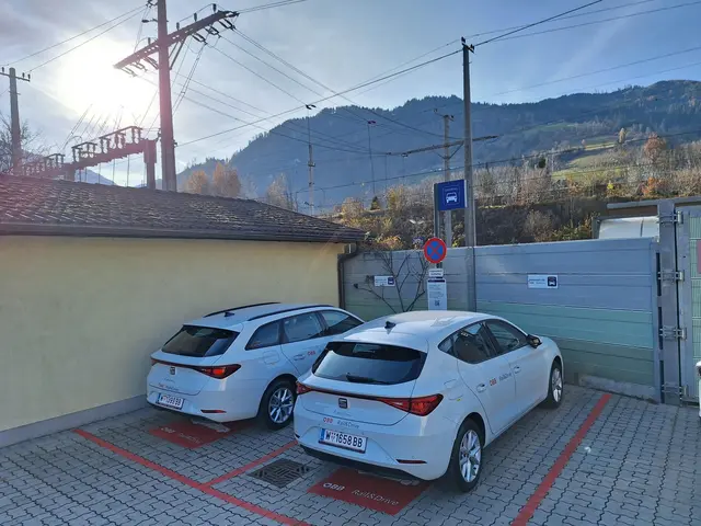 Zwei Fahrzeuge stehen für das Carsharing zur Verfügung. | Foto: ÖBB Fritscher