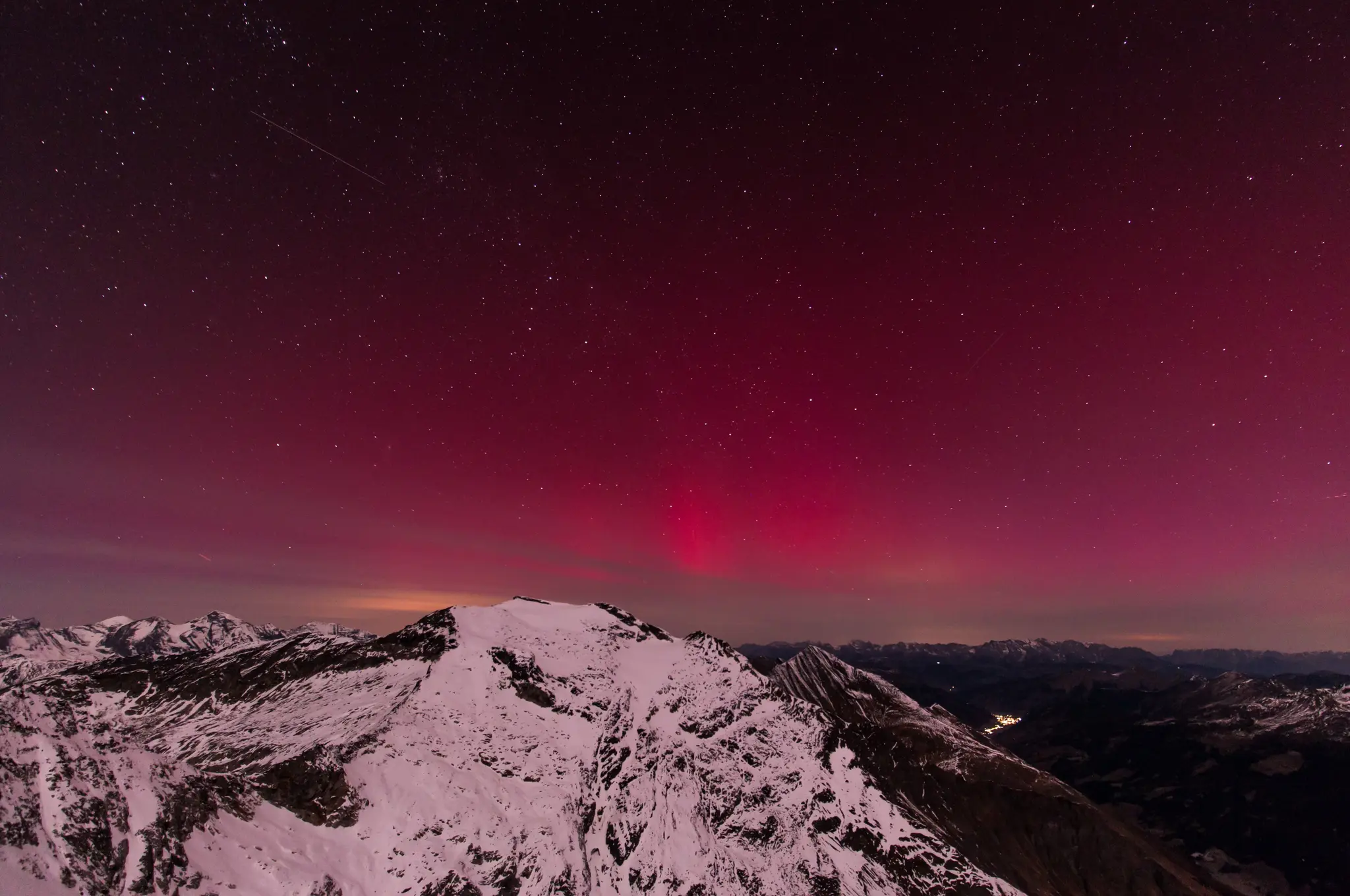 Des aurores boréales spectaculaires peuvent être vues au-dessus de l’Autriche
