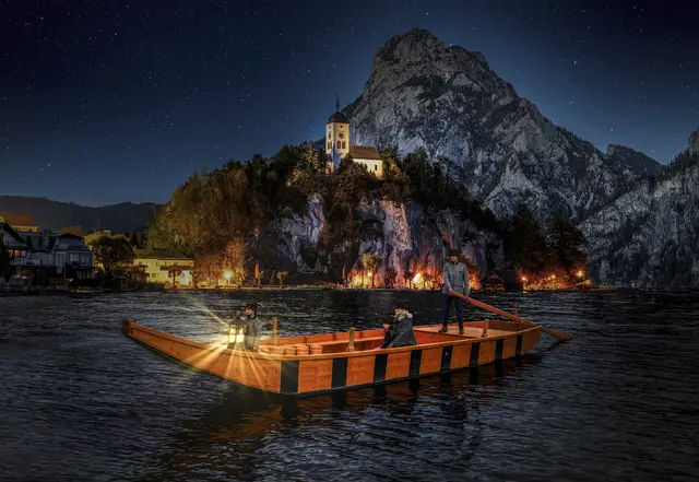 Weihnachtsort Traunkirchen. | Foto: TVB Traunsee-Almtal/brainpark.traunsee